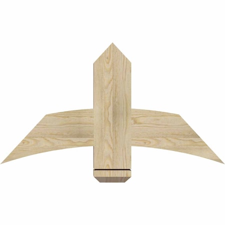 Ekena Millwork Bellingham Rough Sawn Timber Gable Bracket, Douglas Fir, 36"W x 19"H x 4"D x 6"F, 13/12 Pitch GBW036X19X0406BEL00RDF